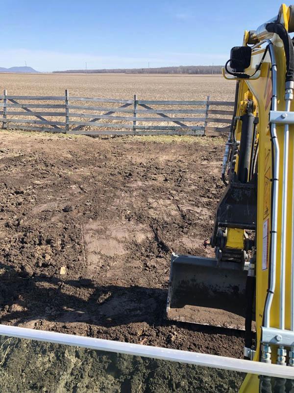 Installation stabilisateur de sol Montérégie