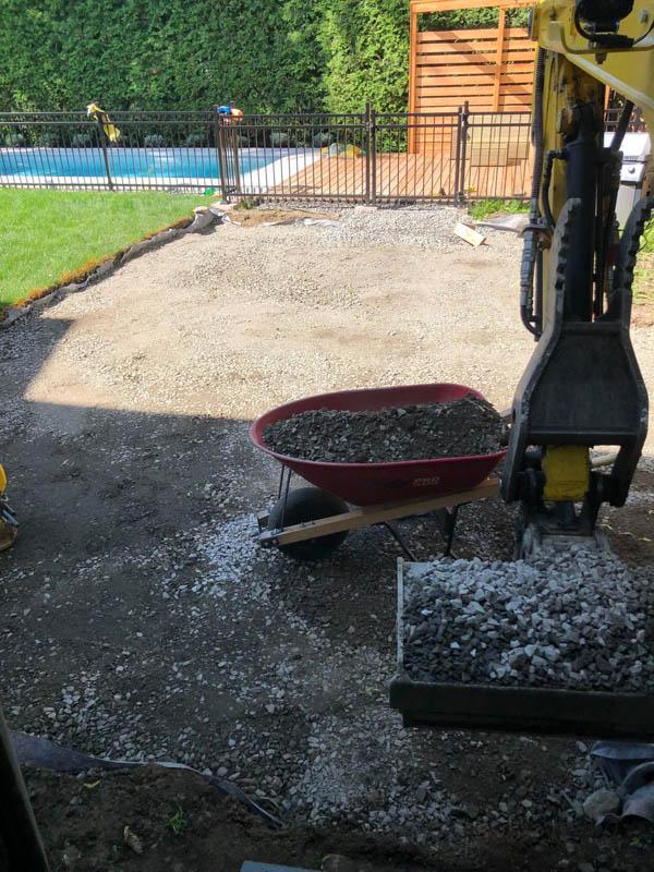 Installation de margelles Montérégie