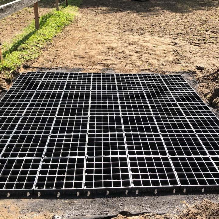 Soil stabilizer installation Montérégie